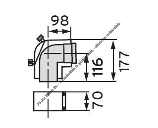Saunier Duval Ellenőrző könyök 0020214161