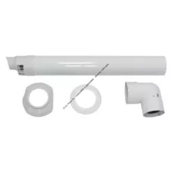   Vaillant Vízszintes kialakítású, koncentrikus (Ø80/125 mm-PP) átvezető 303209