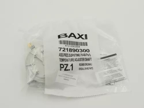 BAXI nyomáskapcsoló 70-60Pa indukciós kábellel (Régi: 628770, 710789900, 628610) vízszintes csatlakozású 721890300