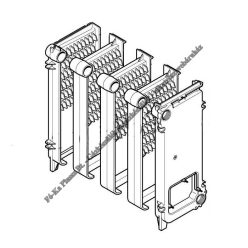 BAXI hőcserélő egység 5E FF JJJ003616880 BAXI hőcserélő egység 5E FF JJJ003616880