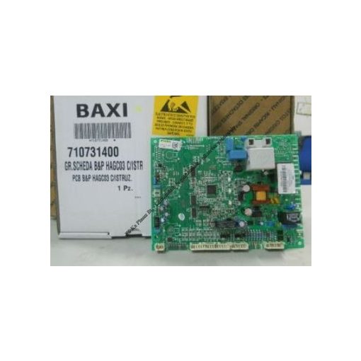 BAXI vezérlőpanel B&P HAGC03 (Régi: 710707600) 710731400 Új cikkszámon: 7726557