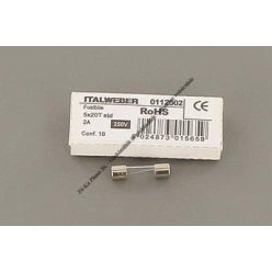 Remeha Biztosíték üveg 2A (10db) S43561 Remeha Biztosíték üveg 2A (10db) S43561