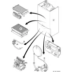 Vaillant atmoTEC Pro VUW 240/3-3 M robbantott ábra